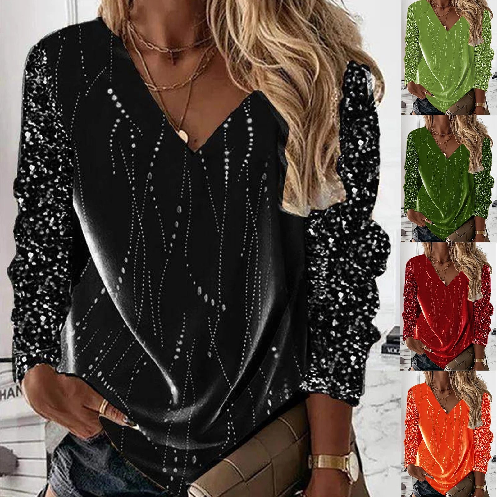 Evening Sequin Tunic